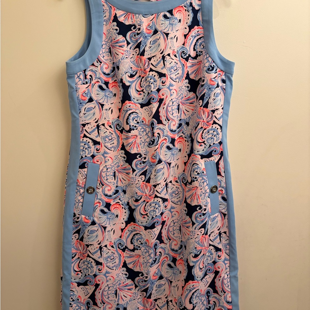 Lilly Pulitzer Blue and Pink Paisley Dress